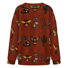 Load image into Gallery viewer, Colores de Mexico Talavera Floral Animals Drop Shoulder Cardigan