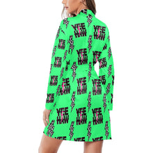 Load image into Gallery viewer, Neon Yeehaw Women's Belted Satin Feel Dressing Lounge Robe