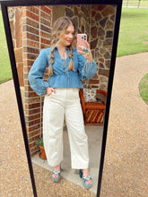 Load image into Gallery viewer, The Georgia Denim Pant Set-Extra Small