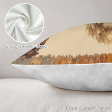 Load image into Gallery viewer, Baha Ranch Velvety Soft Howdy Highland Pillow Cover Made in America