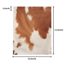 Load image into Gallery viewer, Cow Hide Print Curtains 52" x 63" Made in America