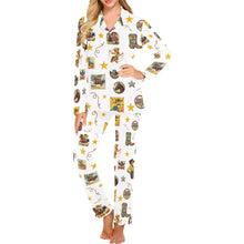 Load image into Gallery viewer, Vintage Cowgirl Collage Pajama set