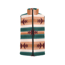 Load image into Gallery viewer, Cocoa Aztec Men's Puffy Vest