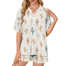 Load image into Gallery viewer, Baha Ranch Cactus Print Women's Pajama set Made in America