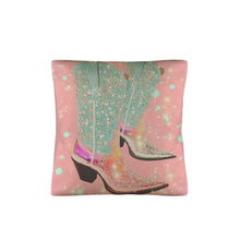 Load image into Gallery viewer, Baha Ranch Retro Pop Western Bling Boots Pillow Case Made in America