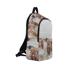 Load image into Gallery viewer, Highland Cow Herd Backpack