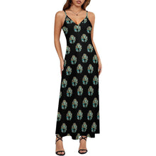 Load image into Gallery viewer, Turquoise Naja Maxi Dress