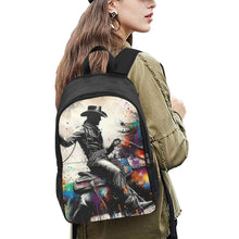 Load image into Gallery viewer, Watercolor Cowboy Backpack