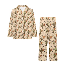 Load image into Gallery viewer, Longhorn Cactus Girls Western Pajama Set