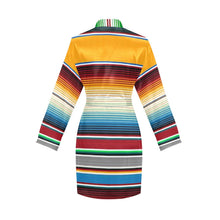 Load image into Gallery viewer, Mustard Serape Women's Belted Satin Feel Dressing Lounge Robe