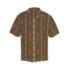 Load image into Gallery viewer, Mocha Aztec Men's Western Camp Shirt