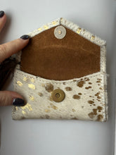 Load image into Gallery viewer, Gold Dust Fringe Wallet Keychain