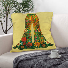 Load image into Gallery viewer, Floral Bell Bottoms Pillow Case Made in America
