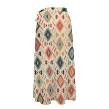 Load image into Gallery viewer, Baha Ranch Cream Aztec Beach Swim Coverup Skirt