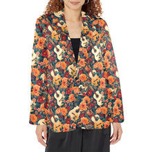 Load image into Gallery viewer, Colores De Mexico Roses & Guitars Floral Blazer