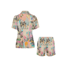 Load image into Gallery viewer, Baha Ranch Retro Pop Western Collage Pajama Set