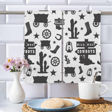 Load image into Gallery viewer, Wild West Cowboys Set of 2 Dish Towels Made in America