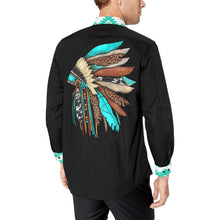 Load image into Gallery viewer, Indian Headdress Unisex Western Button UP Shirt