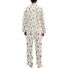 Load image into Gallery viewer, Howdy Highland Cow Christmas Men's Western Pajama Set