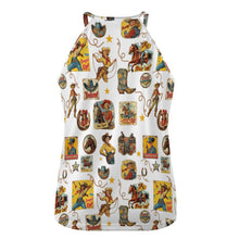 Load image into Gallery viewer, Vintage Cowgirl Collage Western Tank Top