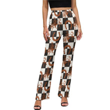 Load image into Gallery viewer, Checkered Rodeo Flare Pants