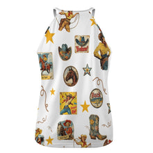 Load image into Gallery viewer, Vintage Cowgirl Collage Western Tank Top