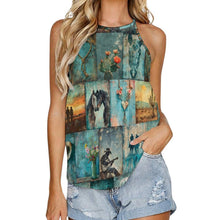 Load image into Gallery viewer, Baha Ranch Turquoise Dreams Tank Top