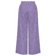Load image into Gallery viewer, Baha Ranch Lavender Paisley Bandana Wide Leg Pants