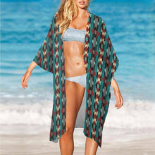 Load image into Gallery viewer, Southwestern Aztec Duster Kimono Coverup