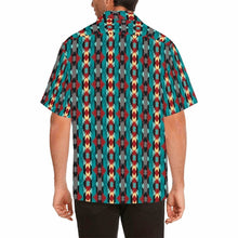 Load image into Gallery viewer, Jade Aztec Men's Western Camp Shirt