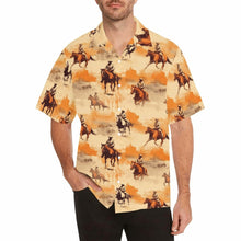Load image into Gallery viewer, Western Grunge Men's Western Camp Shirt