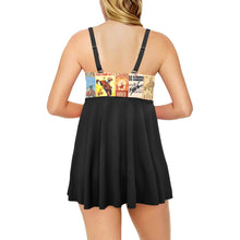 Load image into Gallery viewer, Vintage Rodeo Poster Swim Dress & Shorts Set