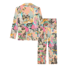 Load image into Gallery viewer, Baha Ranch Retro Pop Western Collage Pajama Set