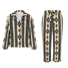 Load image into Gallery viewer, Colores de Mexico Southwestern Aztec Satin pajamas