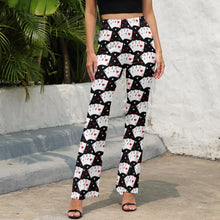 Load image into Gallery viewer, Vegas Casino Gambling Flare Pants
