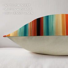Load image into Gallery viewer, Colores De Mexico Southwest Serape Pillow Case 18x18" Made in America