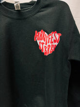 Load image into Gallery viewer, Manifest It, Baby – Black Hanes Crewneck (Front & Back Print)