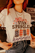 Load image into Gallery viewer, Getting Star Spangled Hammered Graphic Tee