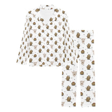 Load image into Gallery viewer, Cactus and Highland Cow Women's Western Pajama Set