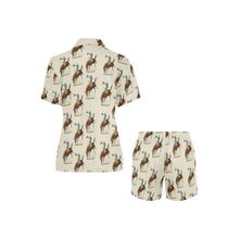 Load image into Gallery viewer, Vintage Rodeo Cowboy Women's Western Pajama Set