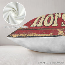 Load image into Gallery viewer, Baha Ranch Hold Your Horses Velvety Soft Pillow Case Made in America