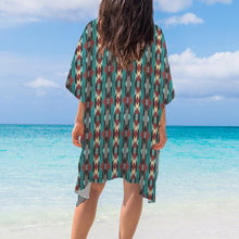 Load image into Gallery viewer, Southwestern Aztec Duster Kimono Coverup