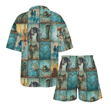 Load image into Gallery viewer, Baha Ranch Turquoise Dreams Womens Pajamas Made in America