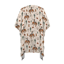 Load image into Gallery viewer, Rodeo Cowboy Western Duster Kimono Coverup