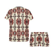 Load image into Gallery viewer, Southwestern Aztec Pajama Top Short Set