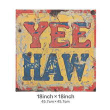 Load image into Gallery viewer, Baha Ranch YEEHAW Vintage Western Velvety Soft Pillow Case Made in America