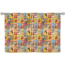 Load image into Gallery viewer, Vintage Rodeo Window Curtain 28"x40" (2-Piece) Made in America