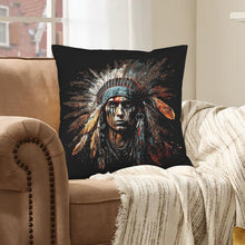 Load image into Gallery viewer, Baha Ranch Painted Native Velvety Soft Pillow Case Made in America