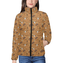 Load image into Gallery viewer, All Western Women's Puffy Bomber Jacket