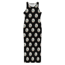 Load image into Gallery viewer, Silver Concho Slit Maxi Dress